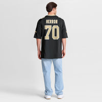 New Orleans Saints Alan Herron Black jersey – view 3