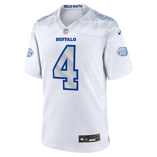 Buffalo Bills James Cook III Nike White Rivalries Collection Game Jersey