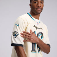 Jacksonville Jaguars Trevor Lawrence Nike Natural 2026 Rivalries Collection Game Jersey