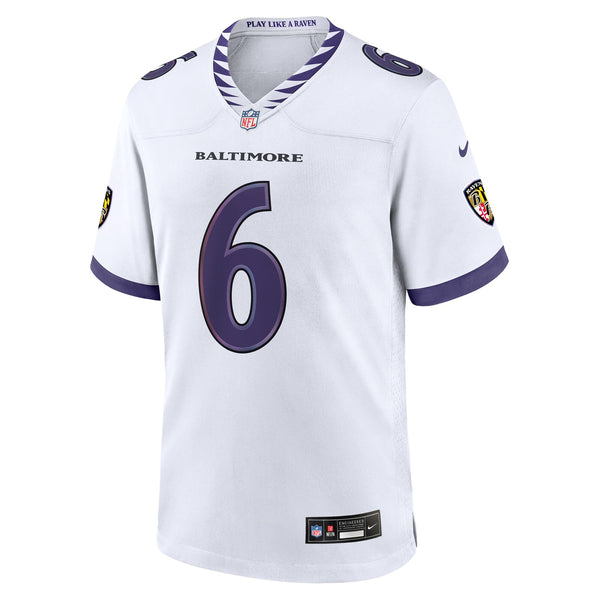 Baltimore Ravens Ja'Kobi Lane Nike White Game Jersey
