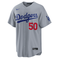 Los Angeles Dodgers Mookie Betts Nike Gray Stadium Jersey