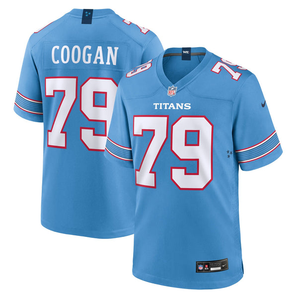 Tennessee Titans Pat Coogan Nike Light Blue Team Game Jersey