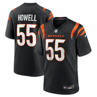 Cincinnati Bengals Cashius Howell Nike Black Team Game Jersey