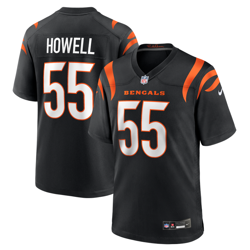 Cincinnati Bengals Cashius Howell Nike Black Team Game Jersey