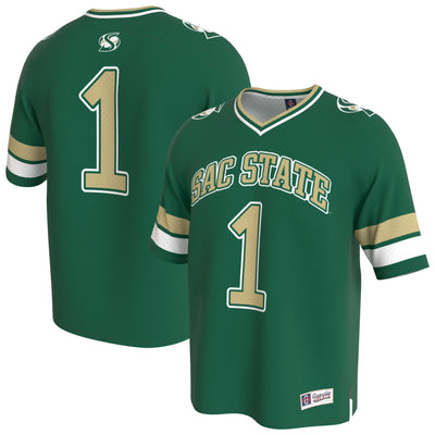 Sacramento State Hornets GameDay Greats Lightweight Collegiate Football Fashion Jersey - Green