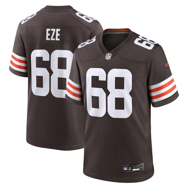 Cleveland Browns Obinna Eze Nike Brown Team Game Jersey