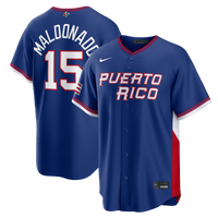 Puerto Rico Baseball Martín Maldonado Nike Royal 2026 World Baseball Classic Road Stadium Jersey