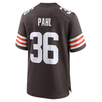 Cleveland Browns Wes Pahl Brown jersey – view 5
