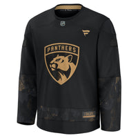 Florida Panthers Fanatics Black 2024 Military Appreciation Practice Jersey