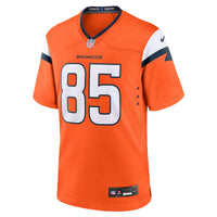 Denver Broncos Lucas Krull Nike Orange Team Game Jersey