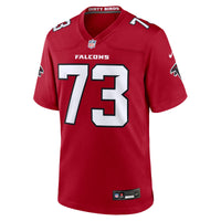 Atlanta Falcons Cameron Williams Nike Red Team Game Jersey