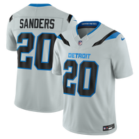 Detroit Lions Barry Sanders Nike Silver 2026 Rivalries Collection Printed Limited Jersey