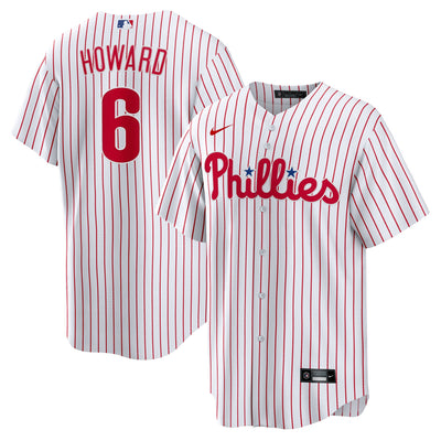 Philadelphia Phillies Ryan Howard Nike White Replica Player Jersey