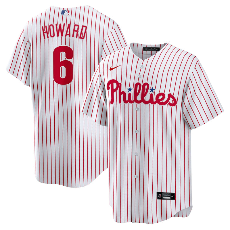 Philadelphia Phillies Ryan Howard Nike White Replica Player Jersey