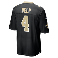New Orleans Saints Oscar Delp Nike Black Team Game Jersey