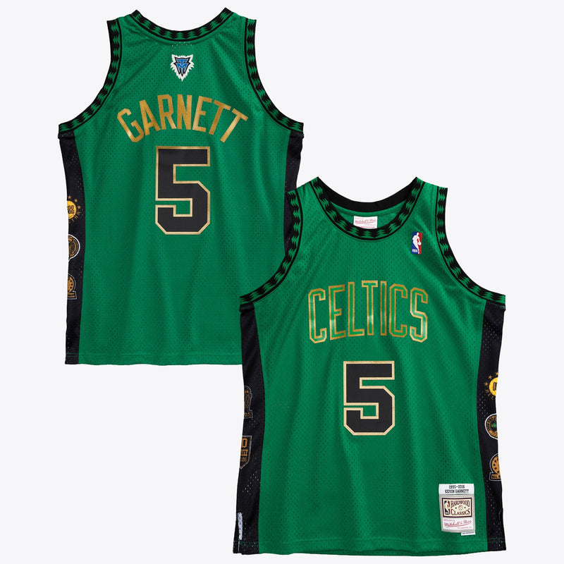 Boston Celtics Mitchell & Ness Kevin Garnett 1995 Swingman Authentic Jersey - Kelly Green