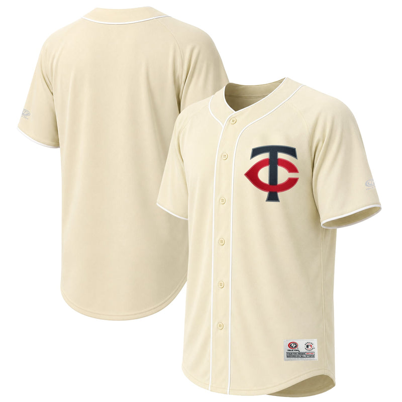 Minnesota Twins Stitches Cream Fashion Jersey