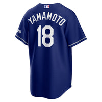 Los Angeles Dodgers Yoshinobu Yamamoto Royal jersey – view 4