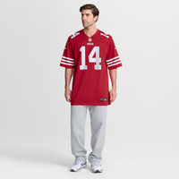 San Francisco 49ers Kurtis Rourke Nike Scarlet Team Game Jersey