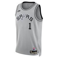San Antonio Spurs Victor Wembanyama - Silver jersey – view 3
