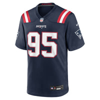 New England Patriots Eric Gregory Nike Navy Team Game Jersey