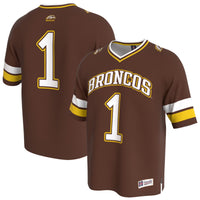 Western Michigan Broncos GameDay Greats Lightweight Collegiate Football Fashion Jersey - Brown