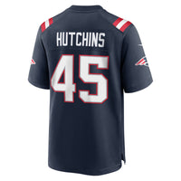 New England Patriots Quintayvious Hutchins Navy jersey – view 5