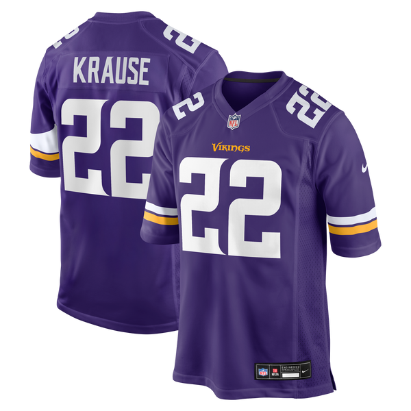Minnesota Vikings Paul Krause Nike Purple Game Retired Player Jersey
