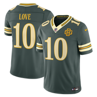 Green Bay Packers Jordan Love Nike Green 2026 Rivalries Collection Printed Limited Jersey