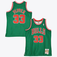 Chicago Bulls Mitchell & Ness Scottie Pippen 1995 Reload Swingman Authentic Jersey - Green