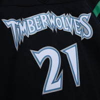 Minnesota Timberwolves Mitchell & Ness Kevin Garnett Audible Fashion Jersey - Black