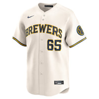 Milwaukee Brewers Nestor Cortes Nike Cream Home Limited Player Jersey