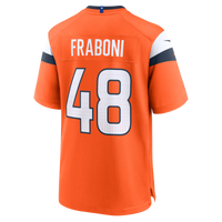 Denver Broncos Mitchell Fraboni Nike Orange Team Game Jersey