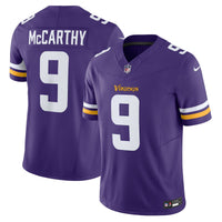 Minnesota Vikings J.J. McCarthy Nike Purple Vapor F.U.S.E. Limited Jersey