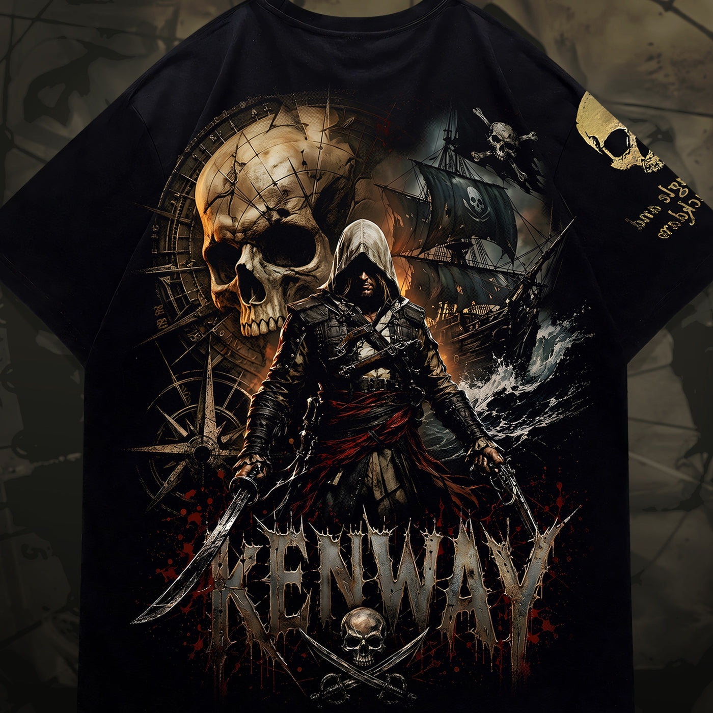 Captain Edward Kenway: The Assassin Of The Seas Tee