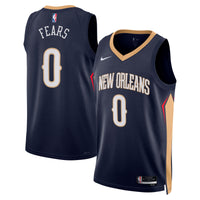 New Orleans Pelicans Nike Icon Edition Swingman Jersey - Navy - Jeremiah Fears -