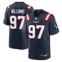 New England Patriots Milton Williams Nike Navy Team Game Jersey