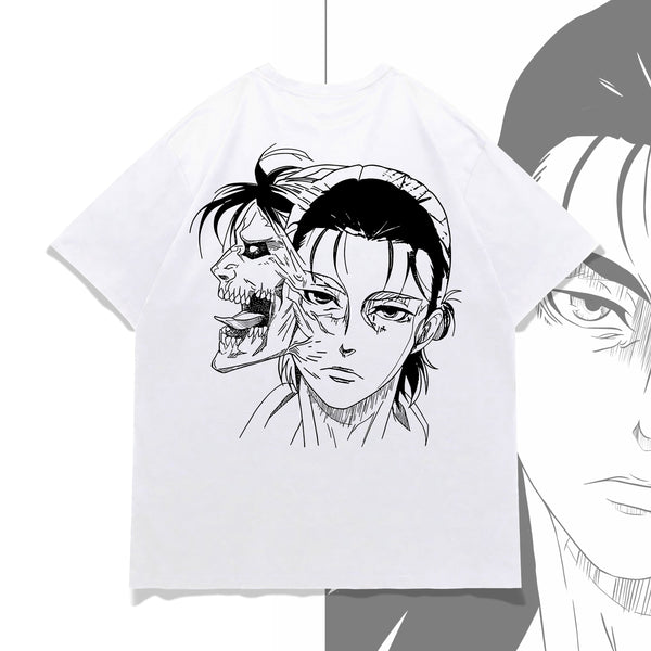 Eren Two Sides - Attack on Titan Oversized Tee