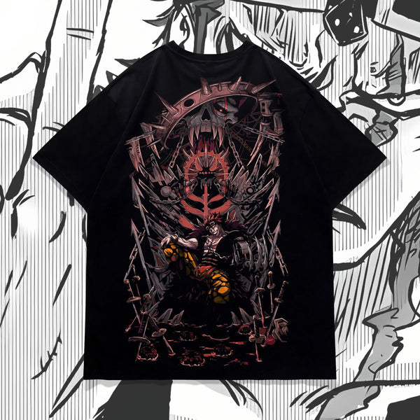 Eustass Kid Throne of Carnage - One Piece Oversized Tee
