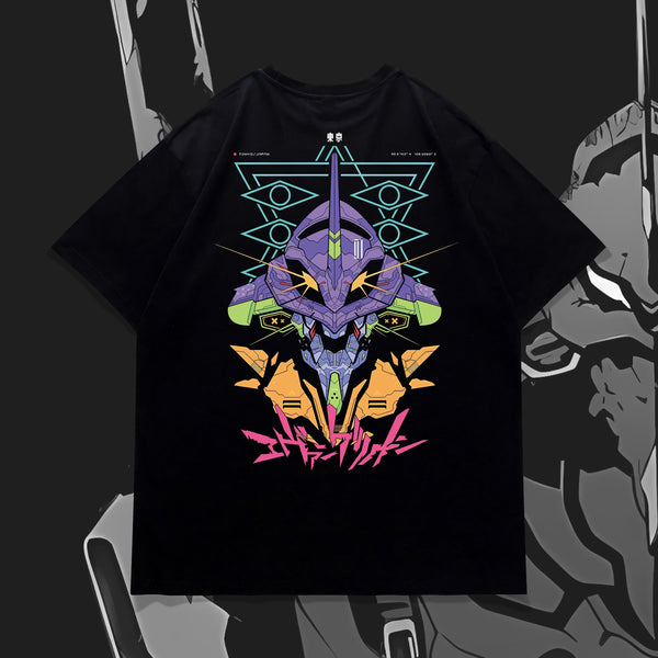 Unit-01 Neon Berserk - Evangelion Oversized Tee