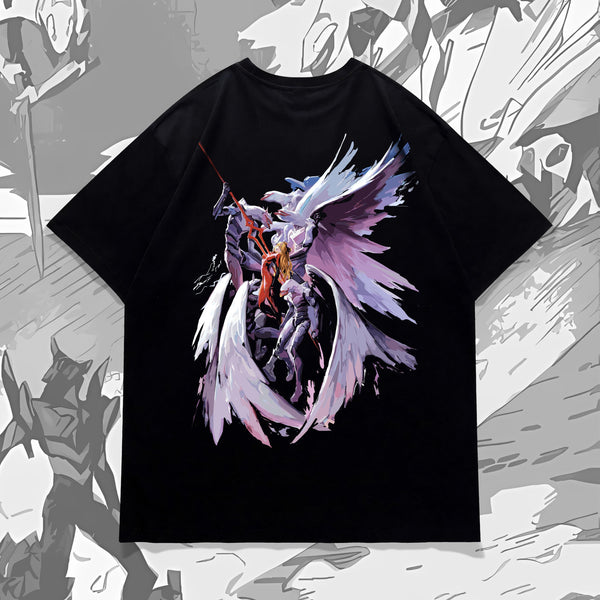 Unit-02 Last Stand - Evangelion Oversized Tee