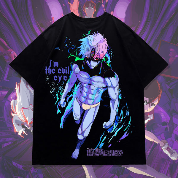Jiji Evil Eye - Dandadan Oversized Tee