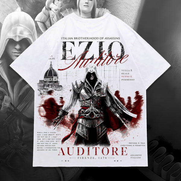Ezio Brotherhood of the Assassins - Assassin's Creed Oversized Tee