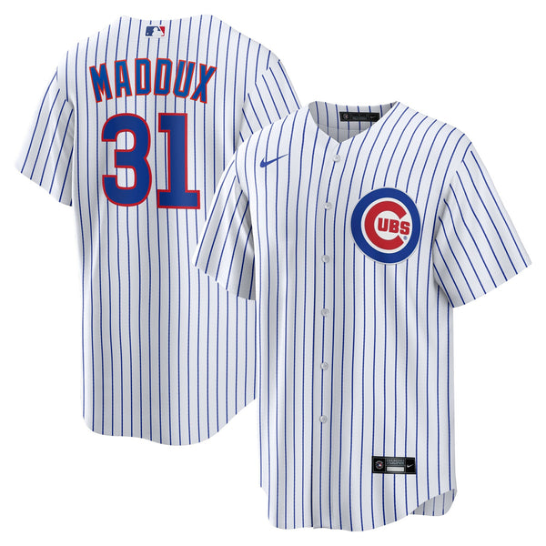 Chicago Cubs Greg Maddux Nike White Home Retired Player Replica Jersey