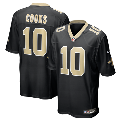 New Orleans Saints Brandin Cooks Nike Black Team Game Jersey