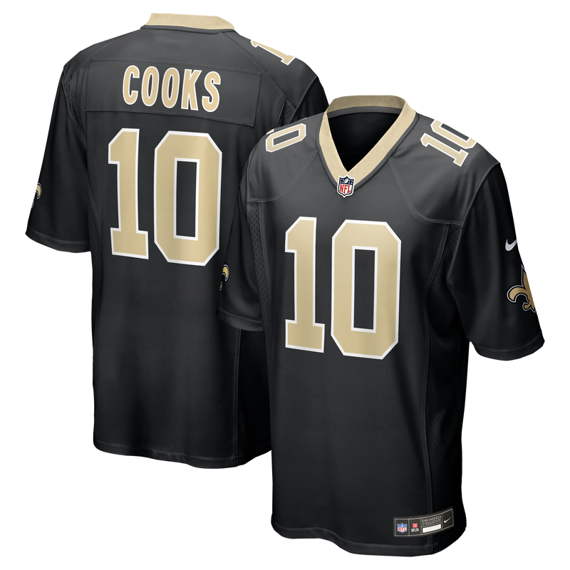 New Orleans Saints Brandin Cooks Nike Black Team Game Jersey