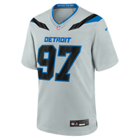 Detroit Lions Aidan Hutchinson Nike Silver 2026 Rivalries Collection Game Jersey