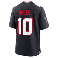 Houston Texans Davis Mills Nike Navy Team Game Jersey
