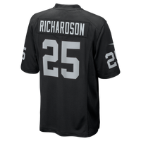 Las Vegas Raiders Decamerion Richardson Nike Black Team Game Jersey