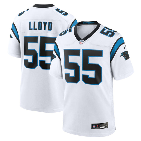 Carolina Panthers Devin Lloyd Nike White Game Jersey